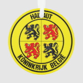 Hainaut Round Emblem Ornament (Rückseite)