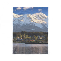 Haines, Alaska - kleines Fleece Blanket