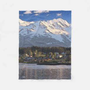 Haines, Alaska - kleines Fleece Blanket