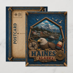 Haines Alaska Postkarte Vintage Reise