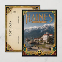 Haines Alaska Vintage Art Deco Golden Age