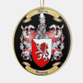 Haines Familienwappen * Keramik Ornament (Links)
