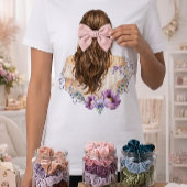 Hair Accessory Boutique Staff Product Display Tri-Blend Shirt