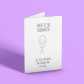 Hair After Chemo Funny Card Karte