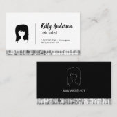 Hair Artist Visitenkarte (Vorne/Hinten)