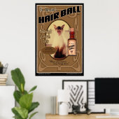 Hair Ball Tonic Poster (Heimbüro)