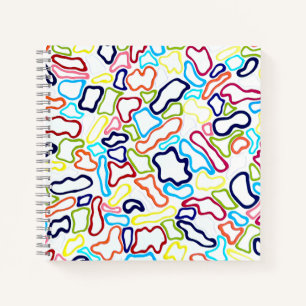 Hair Bands Square Notebook Notizblock