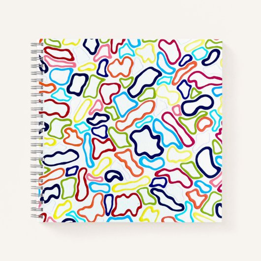 Hair Bands Square Notebook Notizblock (Vorderseite)