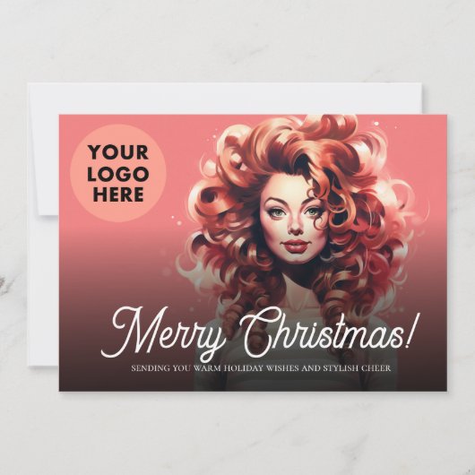 Hair Beauty Salon Kunden Weihnachten (Vorderseite)