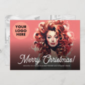 Hair Beauty Salon Kunden Weihnachten (Vorne/Hinten)