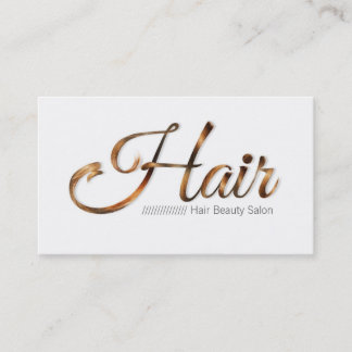 Hair Beauty Wohnzimmer Hairdresser Visitenkarte
