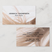 Hair | Blonde Visitenkarte (Vorne/Hinten)