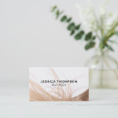 Hair | Blonde Visitenkarte (Stehend Vorderseite)