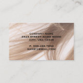 Hair | Blonde Visitenkarte (Rückseite)