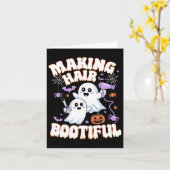 Hair bootischer Halloween Spooky Ghosts Hair mache Karte (Gelbe Blume)