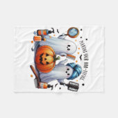 Hair Bootiween Hair Stylist Ghost Fleecedecke (Vorderseite (Horizontal))
