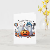 Hair Bootiween Hair Stylist Ghost Karte (Gelbe Blume)