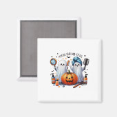 Hair Bootiween Hair Stylist Ghost Magnet (Vorderseite/Rückseite)