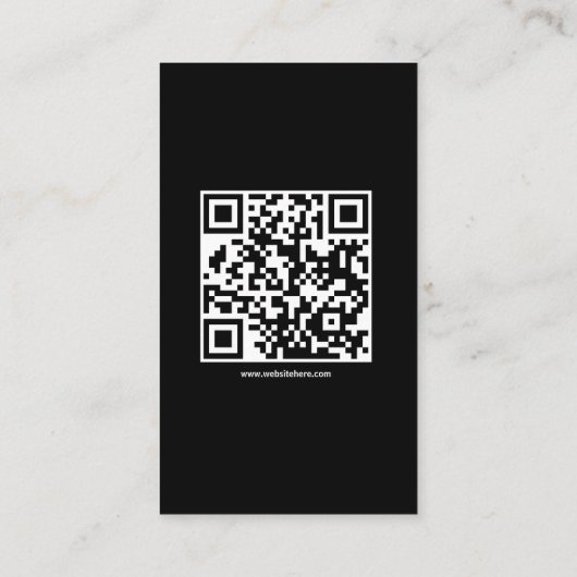 Hair Braider Gram Business Card Visitenkarte (Rückseite)