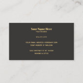 Hair Braider Slogans Business Cards Visitenkarte (Rückseite)