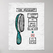 Hair Brush Contract Poster Kunstdruckerei (Vorne)