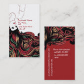 Hair Business Card Visitenkarte (Vorne/Hinten)