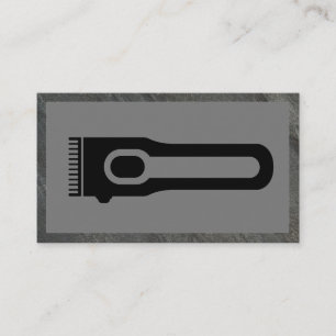 Hair Clipper   Barber   Slate Frame Visitenkarte