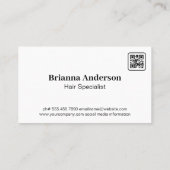 Hair Clipper | Rainbow Liquid Visitenkarte (Rückseite)