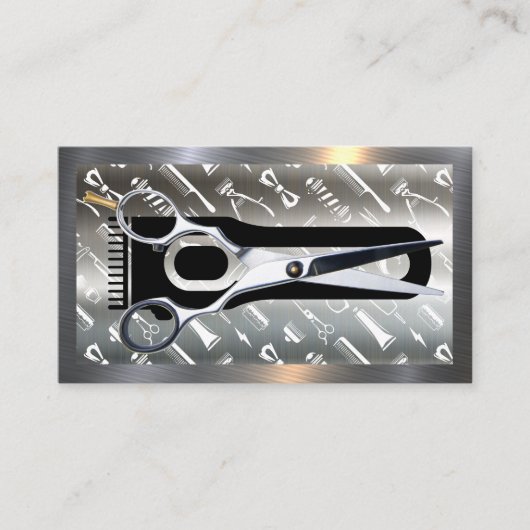 Hair Clippers | Schere | Barber Visitenkarte (Vorderseite)