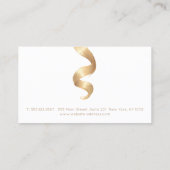 Hair Curl Salon Ernennung Erinnerung Terminkarte (Rückseite)