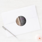 Hair Designed Round Sticker (Umschlag)
