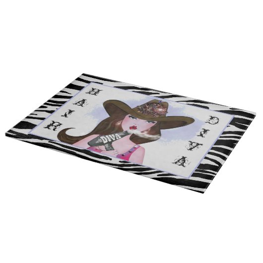 "Hair Diva" Schneidebrett (Ecke)