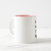 ‚Hair DIVA‘ Zweifarbige Tasse (Vorderseite Links)