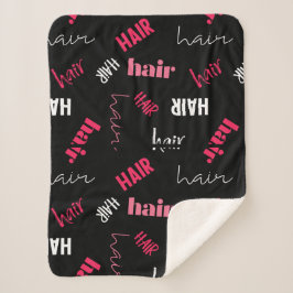 Hair Dresser Sherpa Blanket Sherpadecke