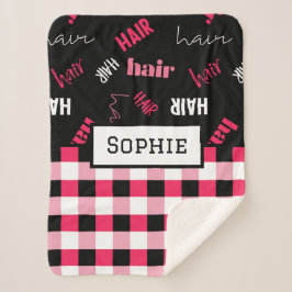 Hair Dresser Sherpa Blanket Sherpadecke