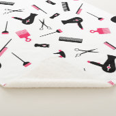 Hair Dresser Sherpa Blanket Sherpadecke (3/4)