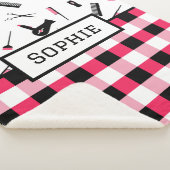 Hair Dresser Sherpa Blanket Sherpadecke (3/4)