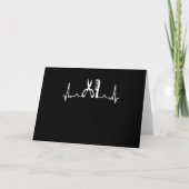 Hair Dresser und Barber Heartbeat-Geschenk Karte (Vorderseite)