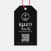 Hair Extensions Packaging Hang-Logo für die Haare- Geschenkanhänger (Vorderseite)