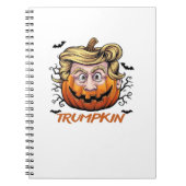 Hair Funny Pumpkin Halloween Boo - Politischer Hum Notizblock (Vorderseite)