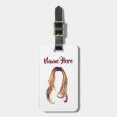 Hair Gepäckanhänger (Vorderseite vertikal)