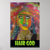 Hair God Art Poster (Vorne)
