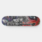 Hair Guitar Art Skateboard (Horizontal)