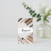 Hair Gurus - Zeigen Sie Ihr Handwerk in jedem Desi Visitenkarte (Stehend Vorderseite)