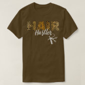 Hair Hustler Leopard Friseur Barbe T-Shirt (Design vorne)