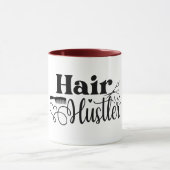 Hair Hustler Minimalistisch Hair Stylist Tasse (Zentrum)