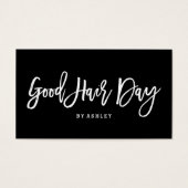 Hair Logo elegante Typografie Geschenkgutschein (Vorderseite)