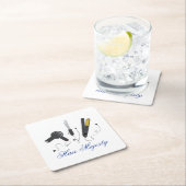 Hair Majestät Rechteckiger Pappuntersetzer (Vor Ort)