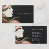 Hair Make up Artist Beauty Visitenkarte (Vorne/Hinten)