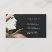 Hair Make up Artist Beauty Visitenkarte (Rückseite)